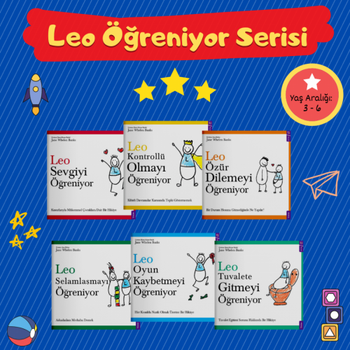 Leo Öğreniyor Set (6 Kitap)